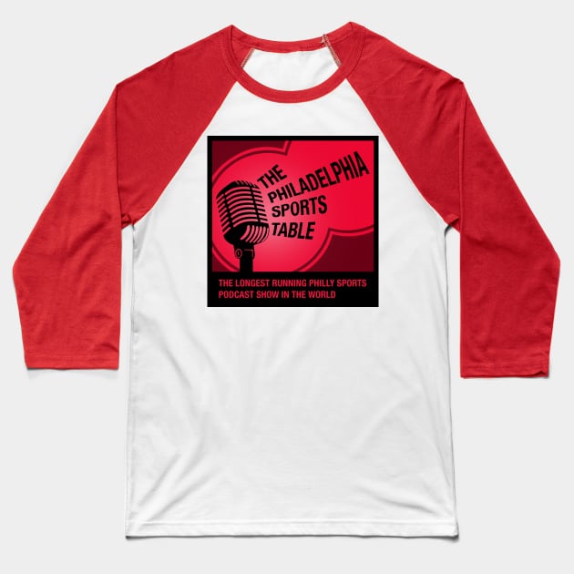 The Philadelphia Sports Table - Red Baseball T-Shirt by jwarren613